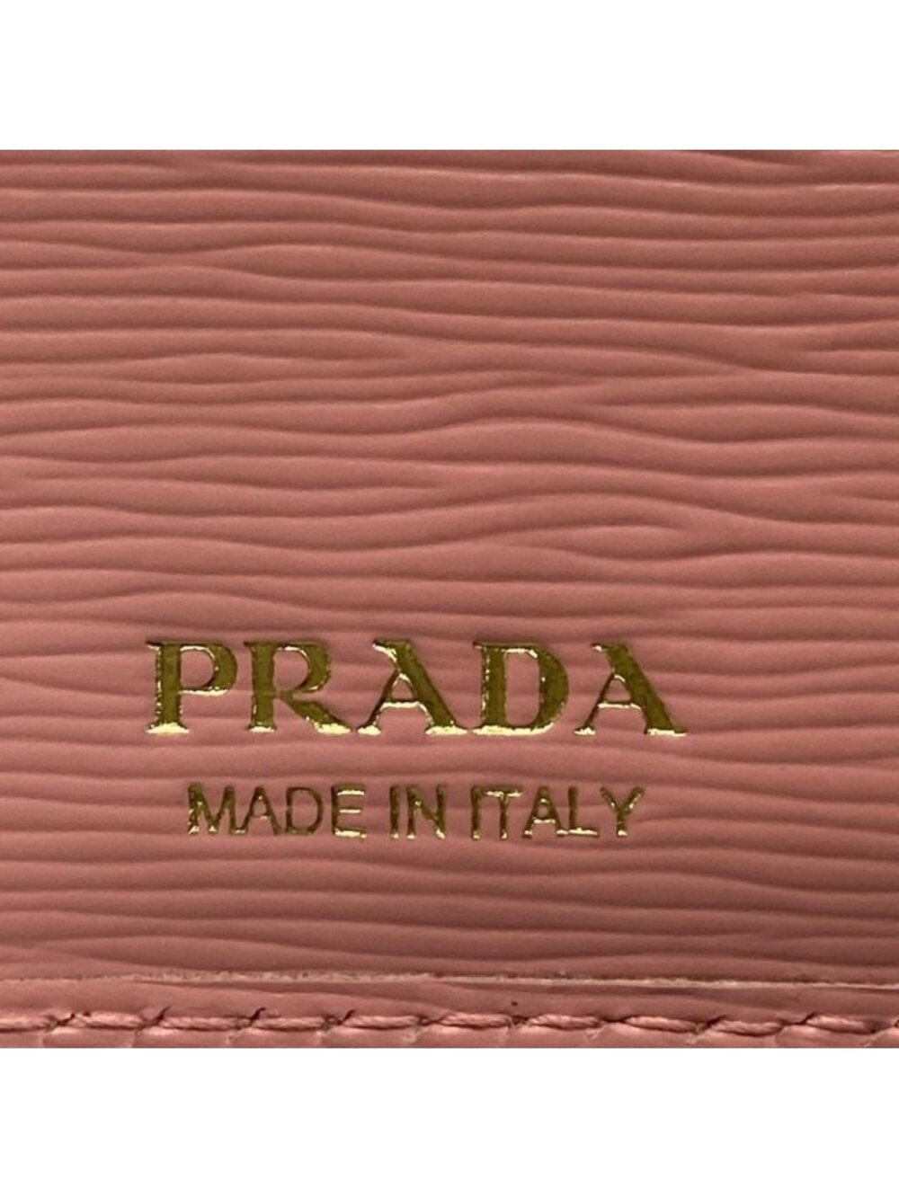 Prada Trifold Wallet 1 Mh176 Pink Leather - Picture 5 of 7